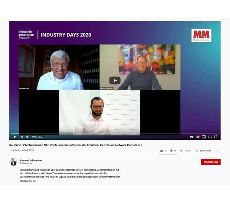 Industrial Generation Network Virtual Conference.